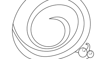SNAIL COLOURING PICTURE | Free Colouring Book for Children
