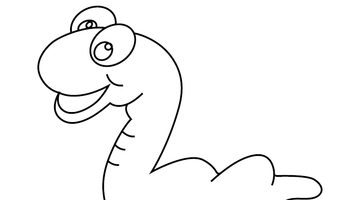 SNAKE COLOURING PICTURE FOR KIDS | Free Colouring Book for Children