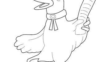 Chicken Colouring Page | Free Colouring Book for Children