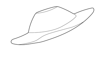 HAT COLOURING PICTURE | Free Colouring Book for Children