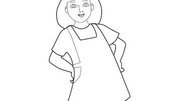 Chef Colouring Page | Free Colouring Book for Children