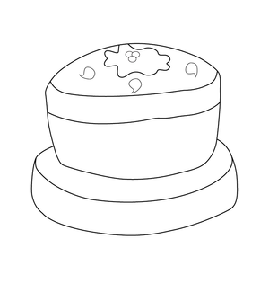 BIRTHDAY CAKE COLOURING PICTURE | Free Colouring Book for Children