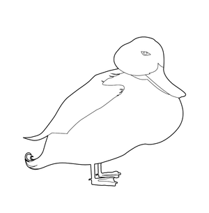 PRINTABLE DUCK COLOURING PICTURE | Free Colouring Book for Children