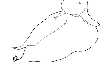 PRINTABLE DUCK COLOURING PICTURE | Free Colouring Book for Children