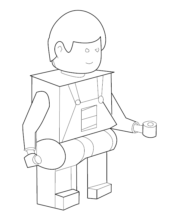Roblox Lego man