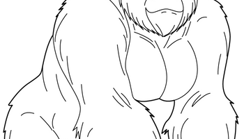 Free Printable Gorilla Colouring Page | Free Colouring Book for Children