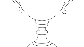 Trophy Colouring Page | Free Colouring Book for Children