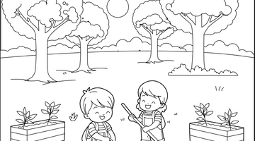 Environment Awareness Colouring Page | Free Colouring Book for Children