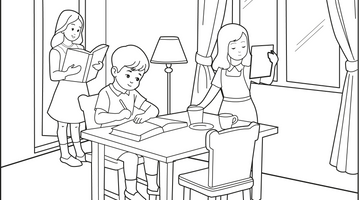 Responsibility Colouring Page | Free Colouring Book for Children