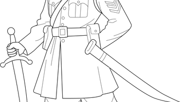 Sikh Soldier Colouring Page | Free Colouring Book for Children