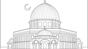 Al-Aqsa Mosque Colouring Page | Free Colouring Book for Children