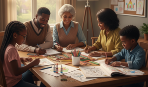 Family Coloring Time: Multi-Generational Activities for All Ages