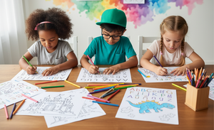 Sensory Play Integration: Adding Texture and Dimension to Coloring Activities