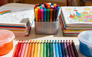 Creating a Coloring Station: Organising Art Supplies for Success