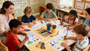 Homeschool Heroes: Integrating Coloring into Your Curriculum