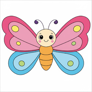 How to Draw a Butterfly Step by Step (Easy for Kids & Beginners)