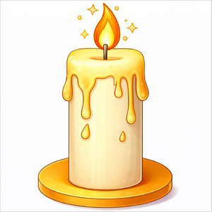 How to Draw a Candle – Simple Light Drawing Activity for Kids