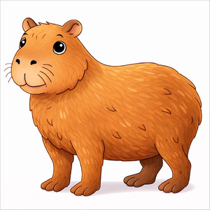 How to Draw a Capybara – Cute Animal Drawing Activity for Kids