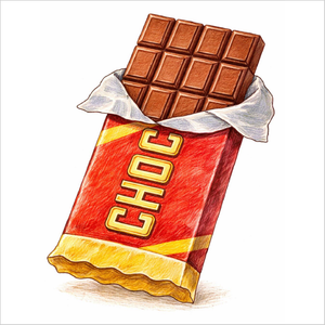 How to Draw Chocolate – Easy Sweet Treat Drawing for Kids