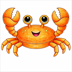How to Draw a Crab – Beach Creature Drawing for Kids
