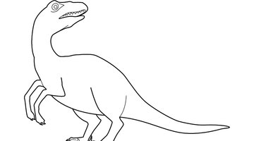 DINOSAUR COLOURING PICTURE | Free Colouring Book for Children
