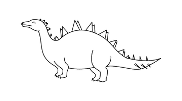 DINOSAUR COLOURING PICTURE FOR KIDS | Free Colouring Book for Children