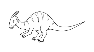 FREE PRINTABLE DINOSAUR COLOURING PICTURE | Free Colouring Book for Children