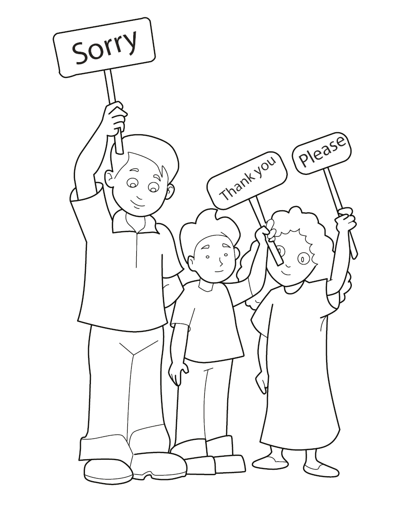 coloring pages sorry