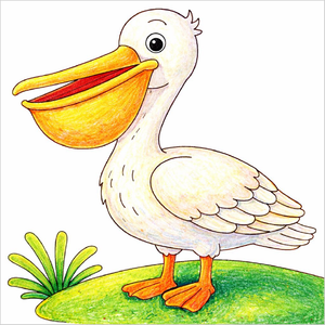 How to Draw a Pelican – Easy Seabird Drawing for Kids