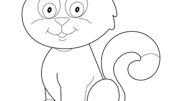 CAT COLOURING PICTURE | Free Colouring Book for Children