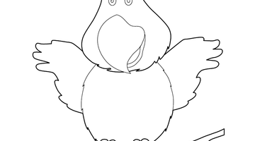 PARROT COLOURING IMAGE | Free Colouring Book for Children