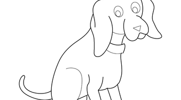 DOG COLOURING PICTURE | Free Colouring Book for Children