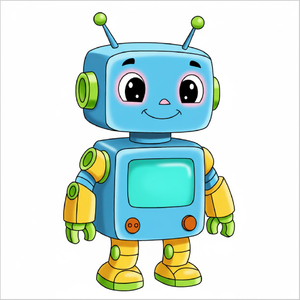 How to Draw a Robot Step by Step (Easy for Kids & Beginners)