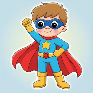 How to Draw a Superhero Easy for Kids (Step-by-Step Guide)