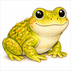 How to Draw a Toad – Easy Amphibian Drawing for Kids