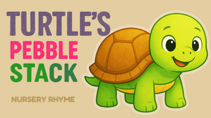 Turtles Pebble Stack - Nursery Rhymes by Monkey Pen