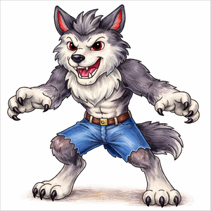 How to Draw a Werewolf – Easy Halloween Creature Drawing for Kids