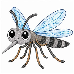 How to Draw a Mosquito – Easy Insect Drawing Activity for Kids
