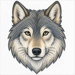 How to Draw a Wolf Face – Easy Step-by-Step Animal Drawing for Kids
