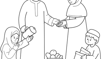 Zakat Colouring Page | Free Colouring Book for Children