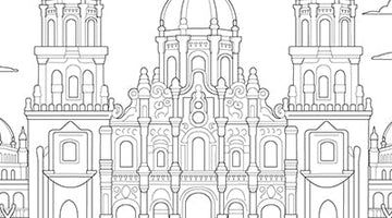 Zocalo Colouring Page