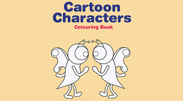 Free Printable Cartoon Characters Colouring Book