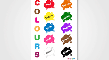 Free Printable Colour Poster for Kids