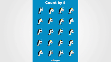 Free Printable Count by 5 Chart for Kids
