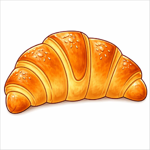 How to Draw a Croissant – Easy Bakery Treat Sketch for Kids