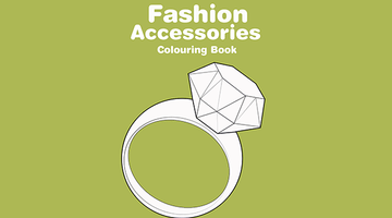 Free Printable Fashion Accessories Colouring Book