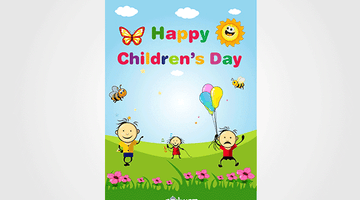 Free Printable Children's Day Poster