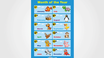 Month of the Year Chart for Kids