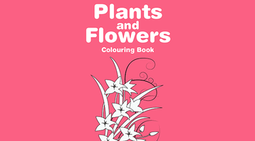 Free Printable Plants and Flowers Colouring Book