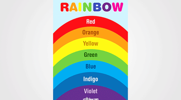 Rainbow Chart for Kids
